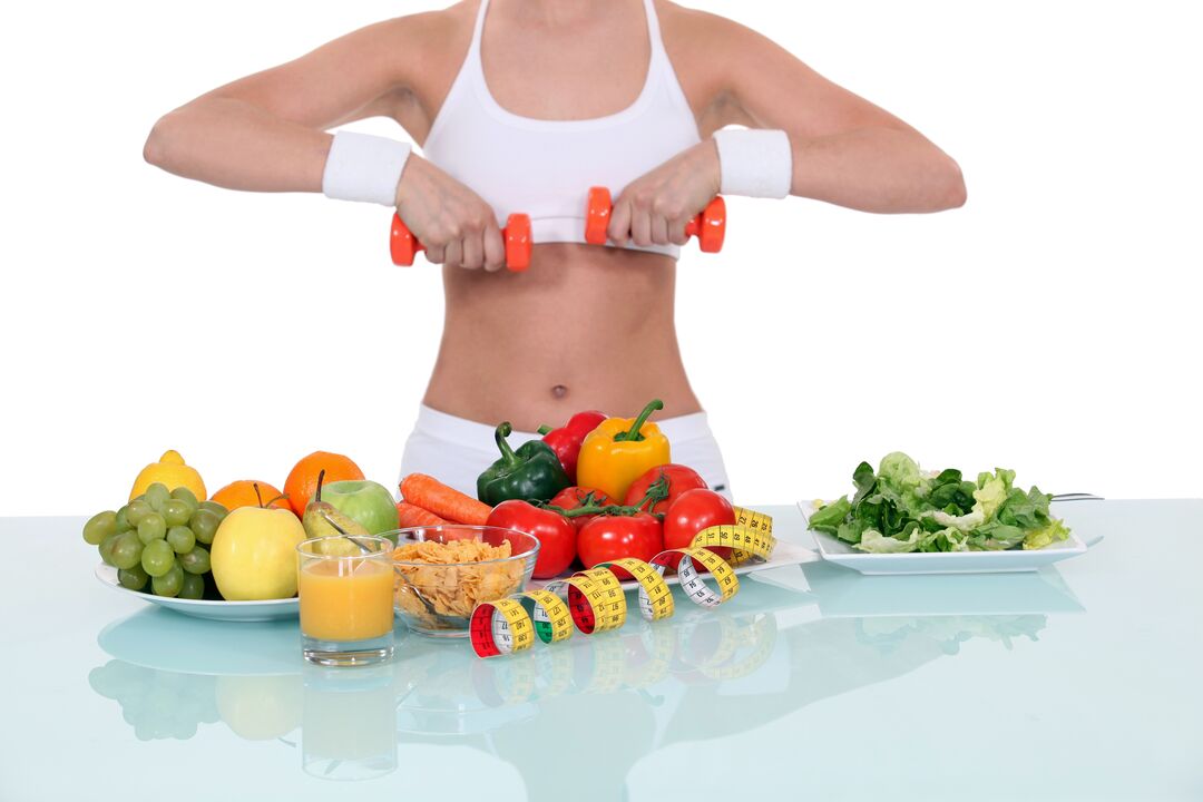6 желекчеси диета тамак-аш жана спорт